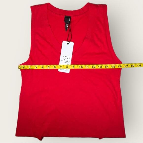 NWT | Bobi Los Angeles | Inset V-Neck Tank | Chili | Medium - Picture 12 of 14